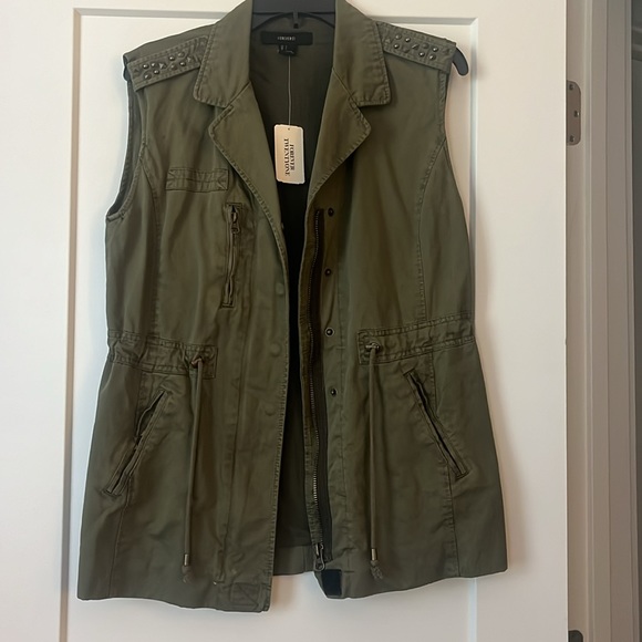 Forever 21 Army olive green utility vest - Picture 2 of 9